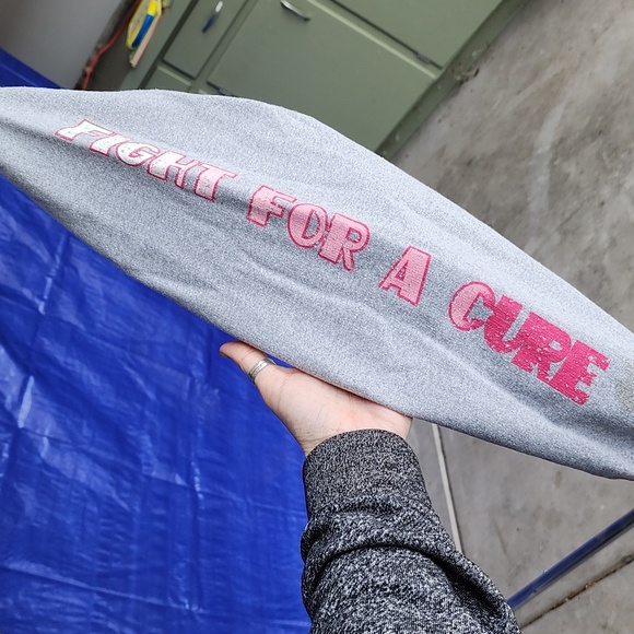 Breast Cancer Awareness Zipup Hoodie - Picture 3 of 5